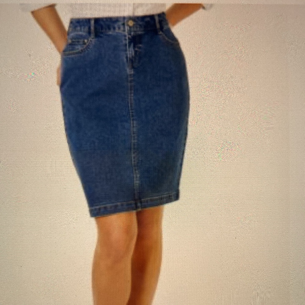 NEW Charter Club jean skirt